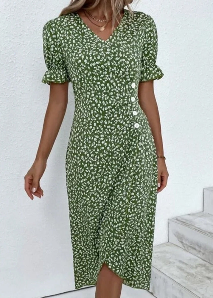 Aysel™ Elegante en Comfortabele Bloemenjurk
