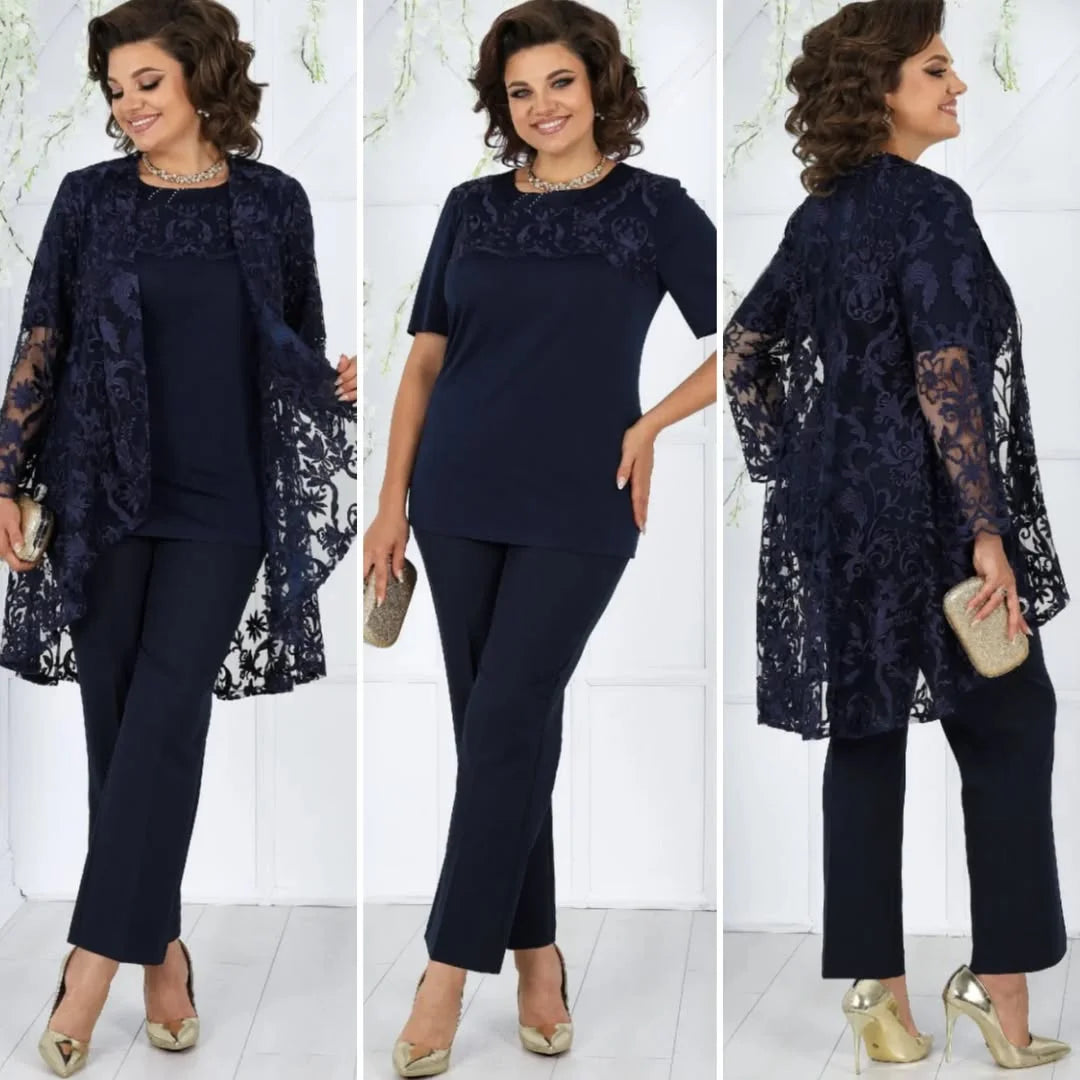 Fem™ - Elegante Kanten driedelige set
