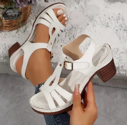 Eliette™ - Orthopedische Platform Sandalen - Retro elegantie en absoluut comfort