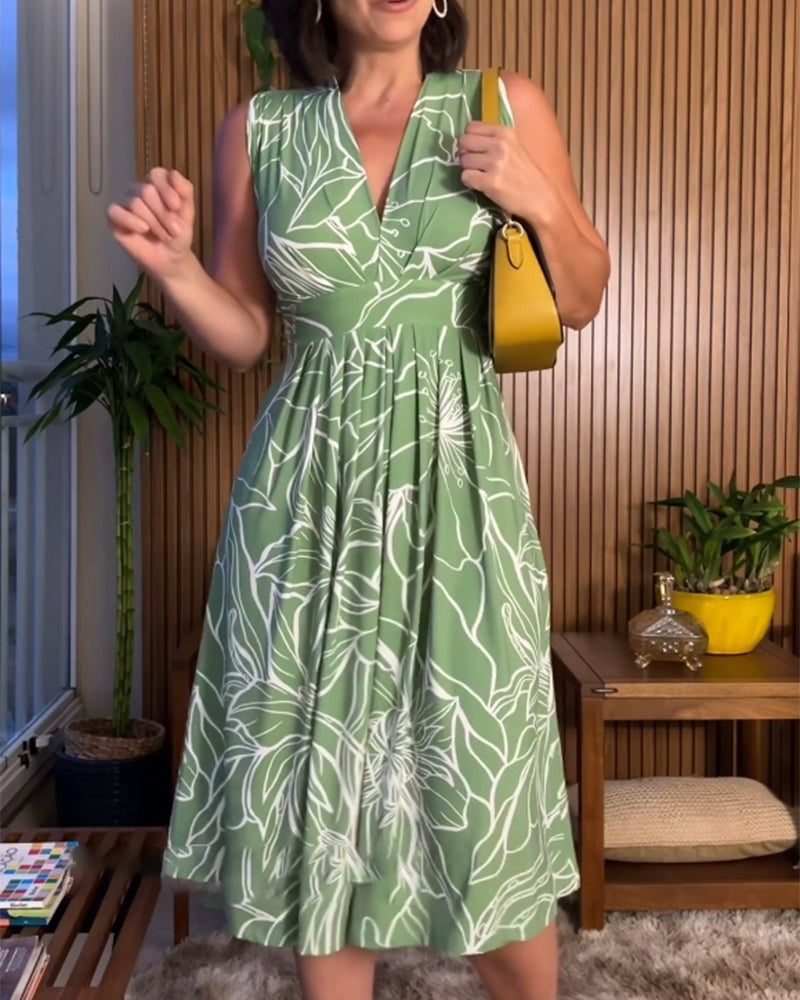 Cerina™ - Mouwloze jurk voor een stralende zomer