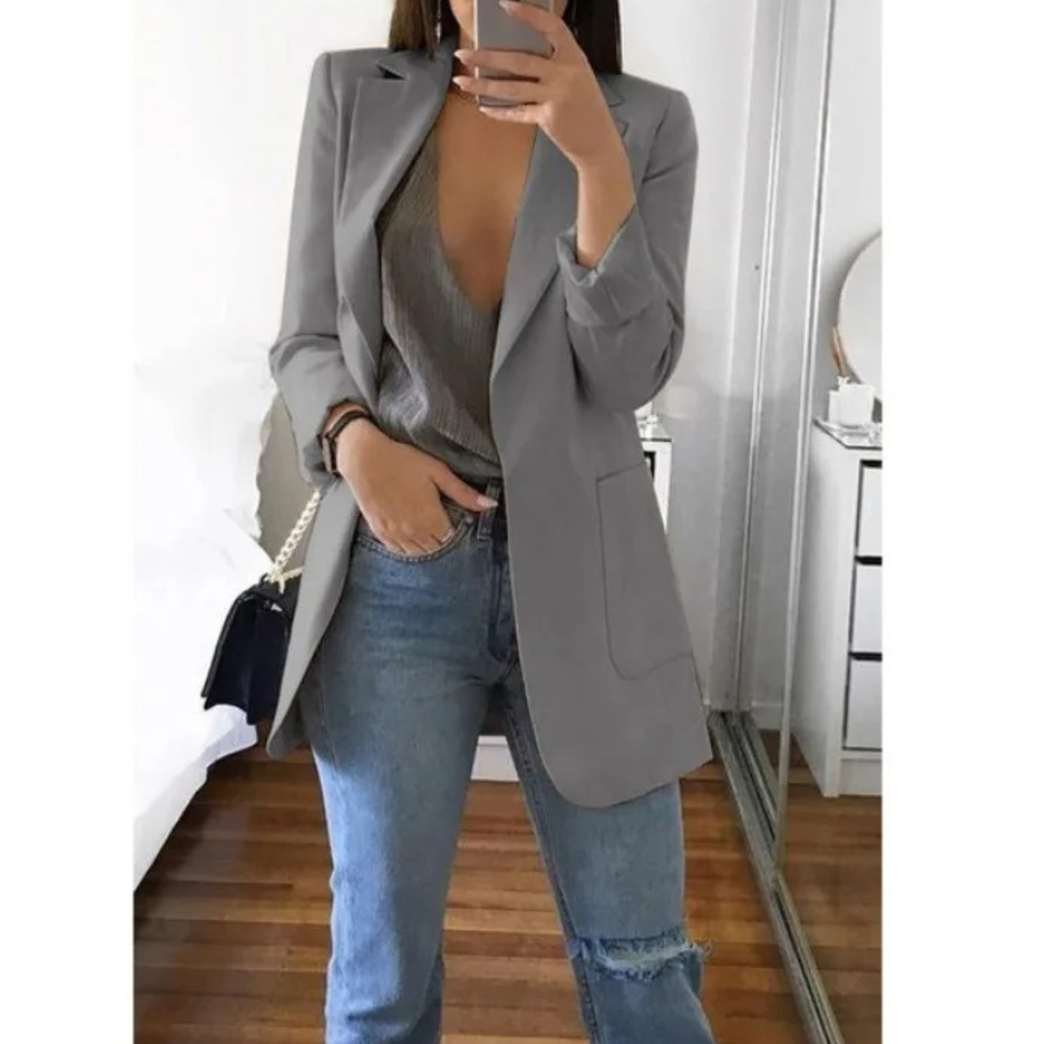 Emmanuelle - Lange Dames Blazer