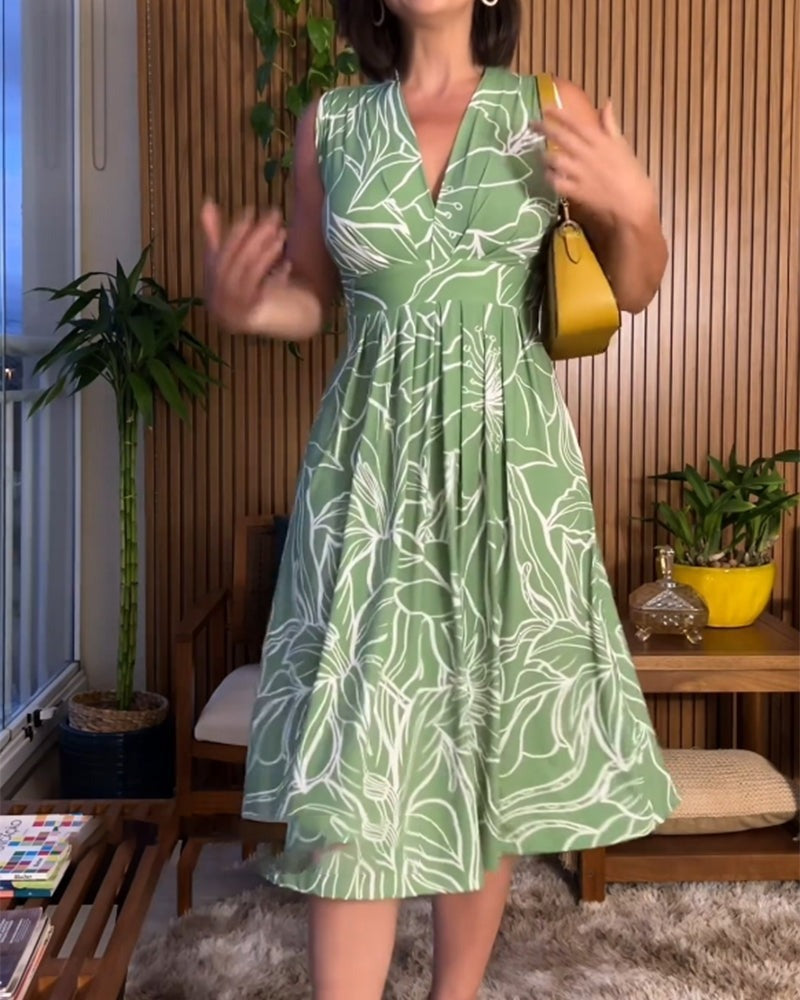Cerina™ - Mouwloze jurk voor een stralende zomer
