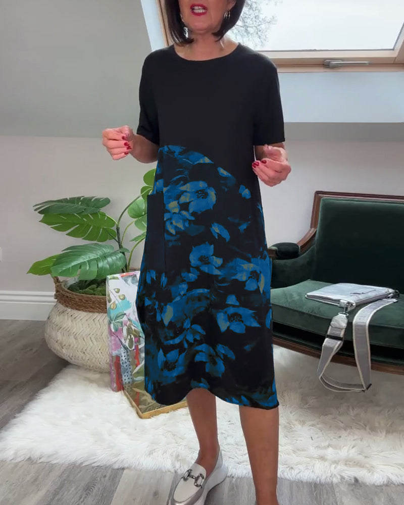 Fien™ - Casual jurk met bloemenprint