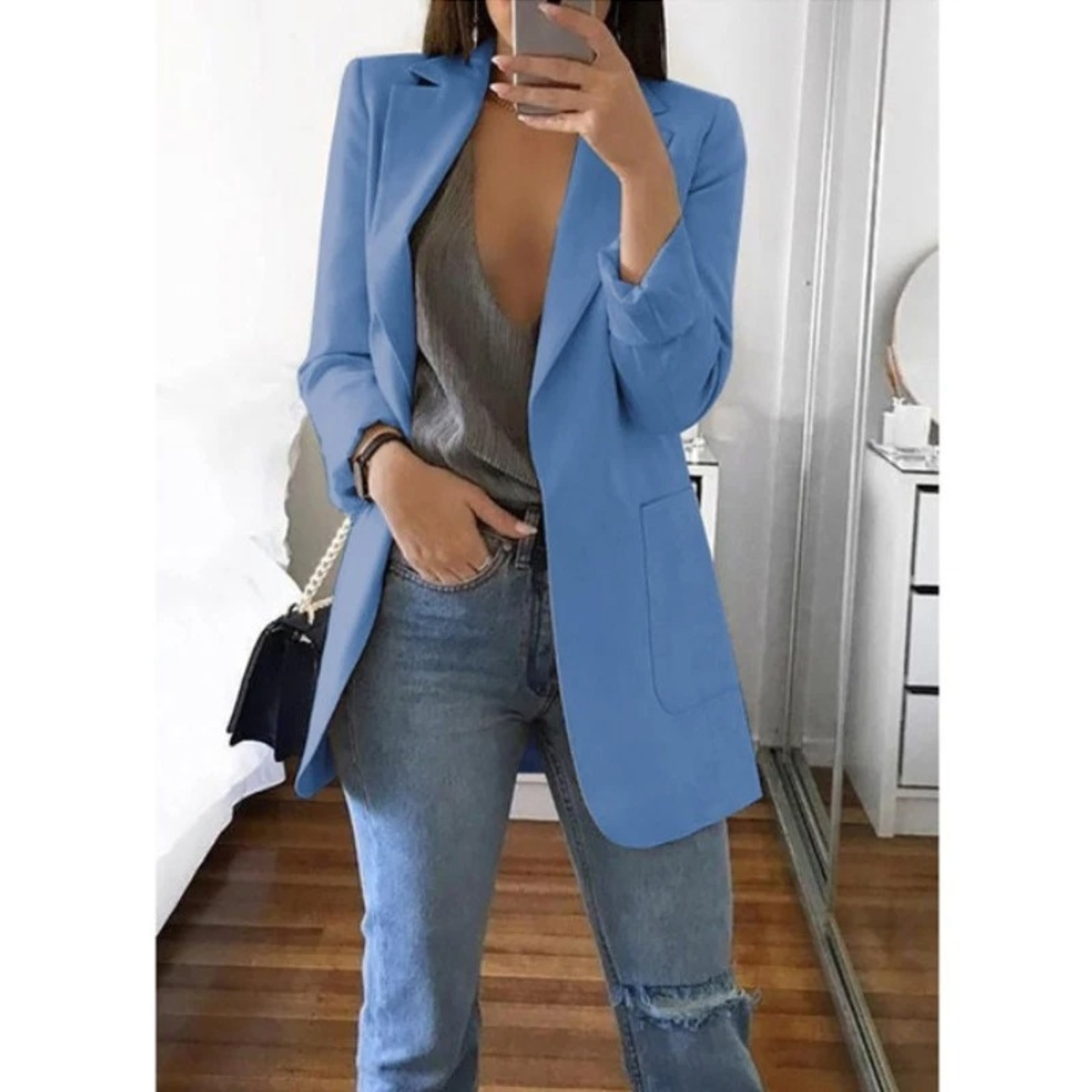 Emmanuelle - Lange Dames Blazer