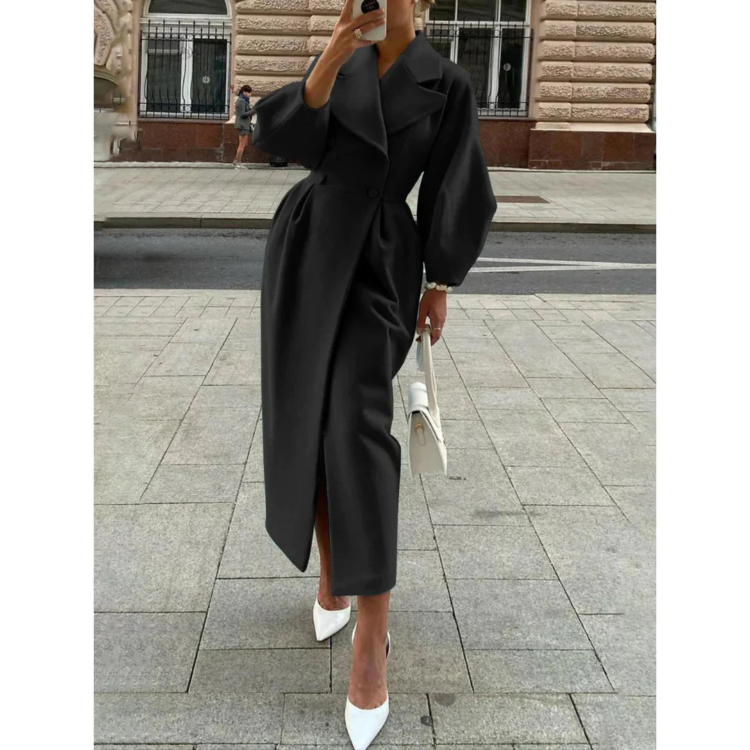 Joëlle™ - Lange Mantel met unieke mouwen