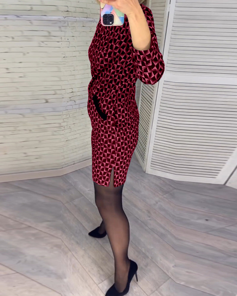 Dionne - Casual jurk met prachtige patronen