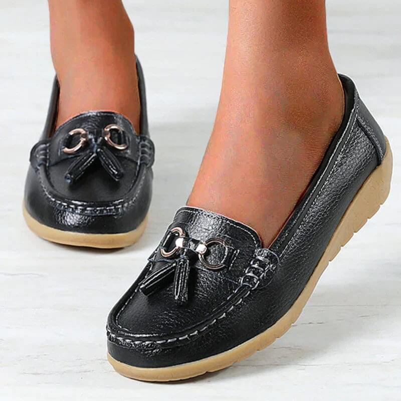 Heliora™ - Leren orthopedische comfortschoenen - Natuurlijke elegantie in elke stap