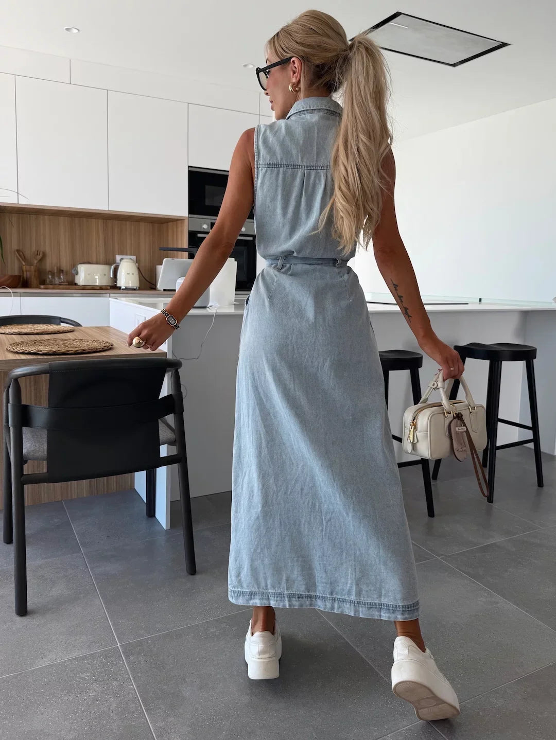 Diane - Maxi Denim Jurk