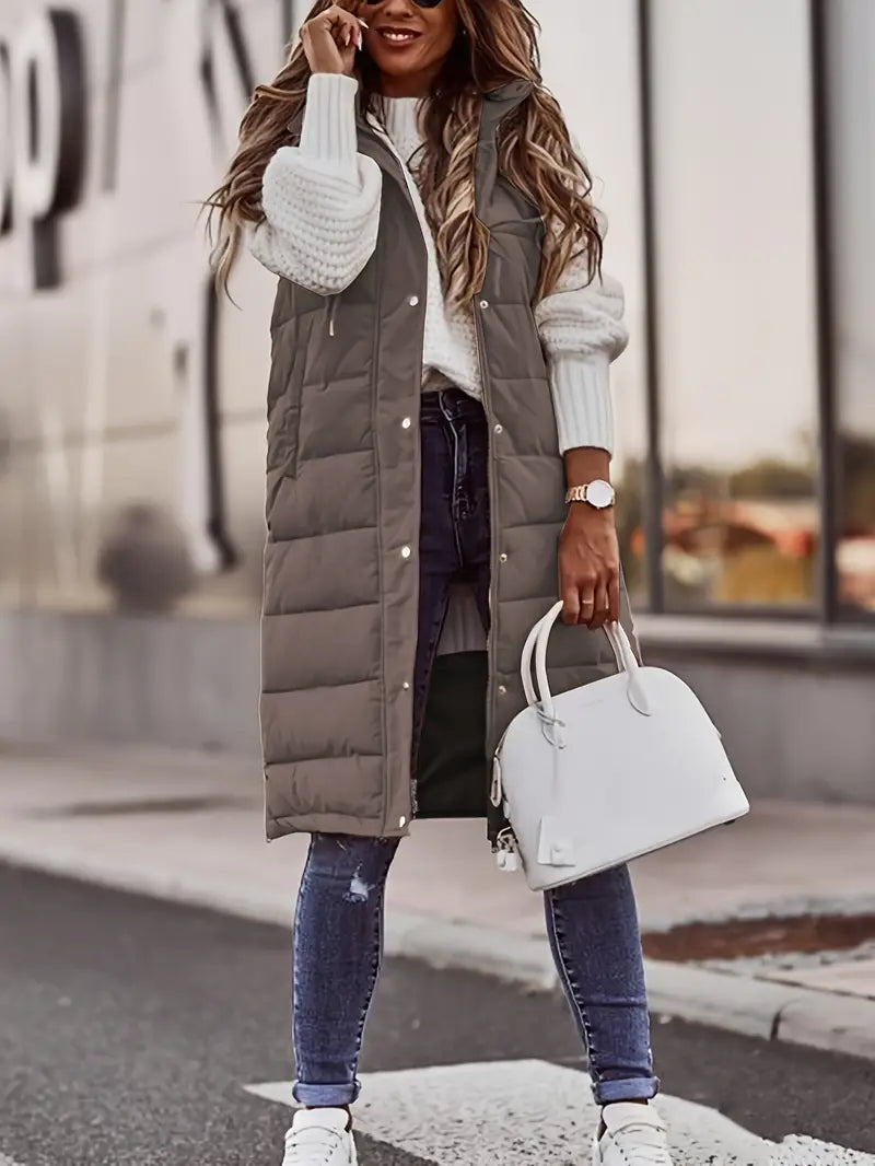 Dilara - Warme en Comfortabele lange bodywarmer