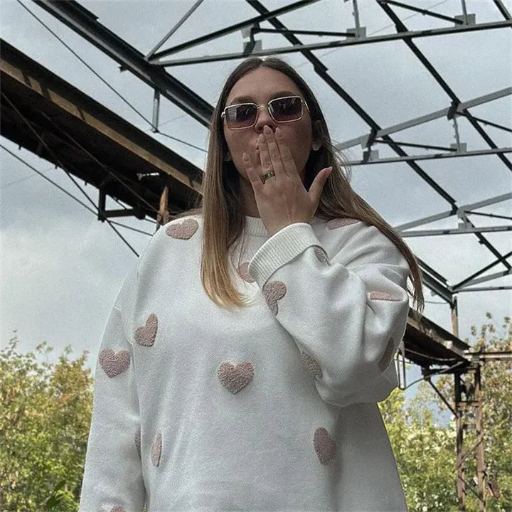 Abigail™ - Gebreide harten trui