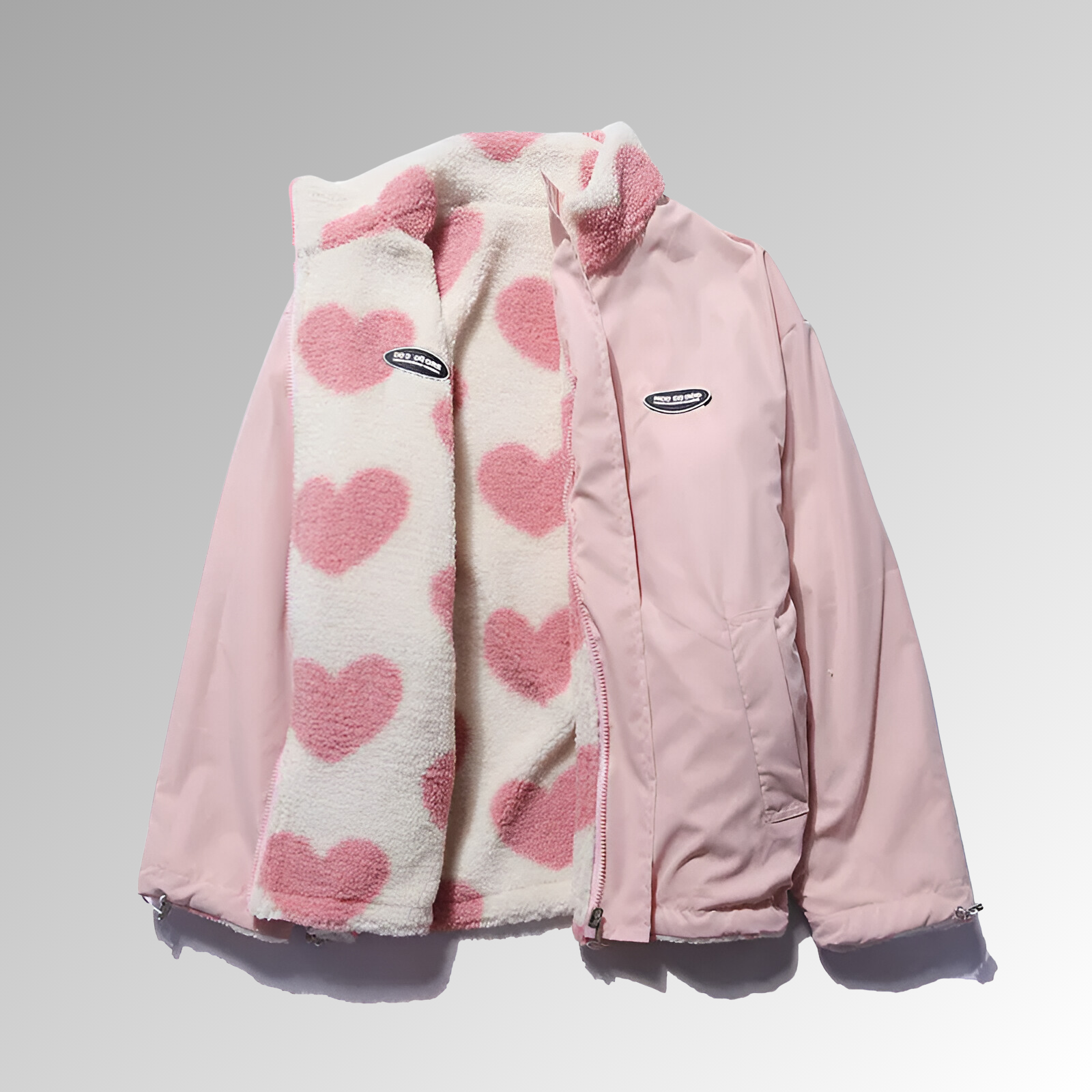 Anastasie™ - Gezellige Winterjas met Hartpatronen