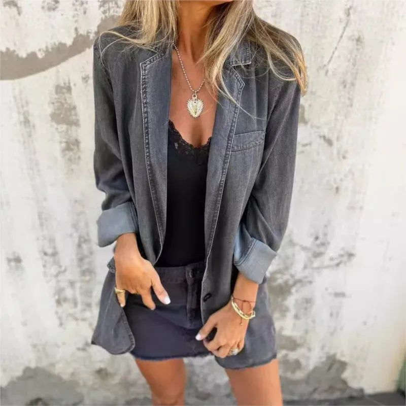 Lucinda™ – Denimlook blazer