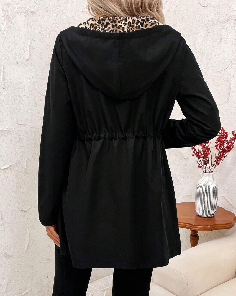 Fioraine - Elegante Luipaardprint Jas voor Dames