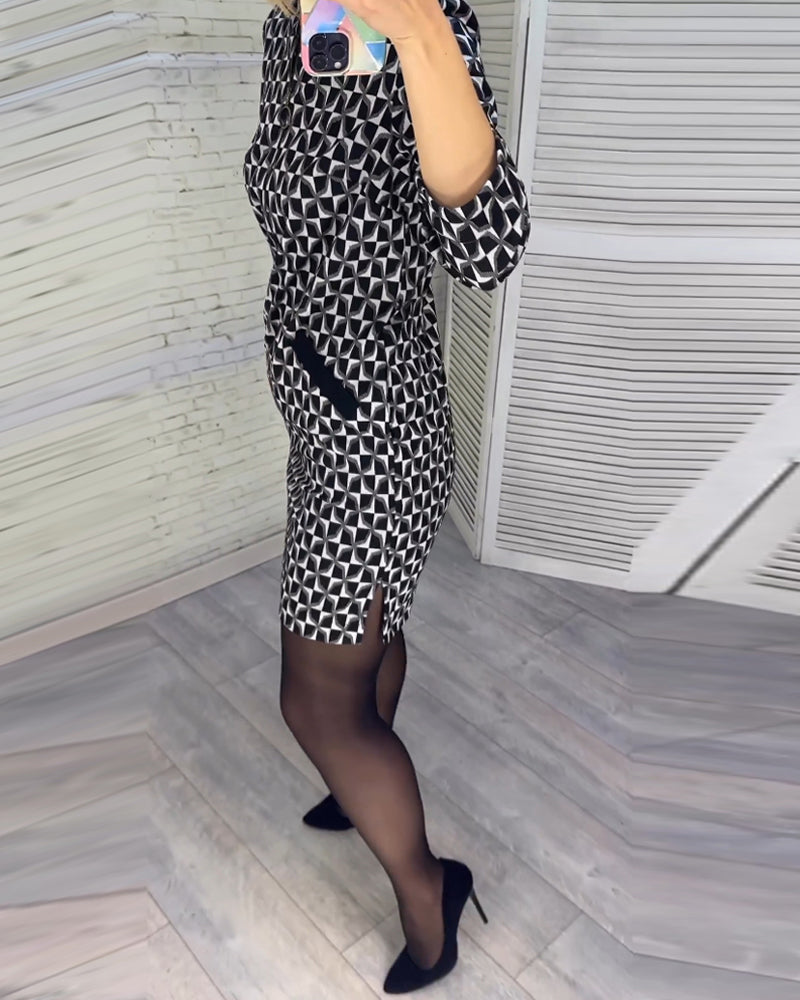 Dionne - Casual jurk met prachtige patronen