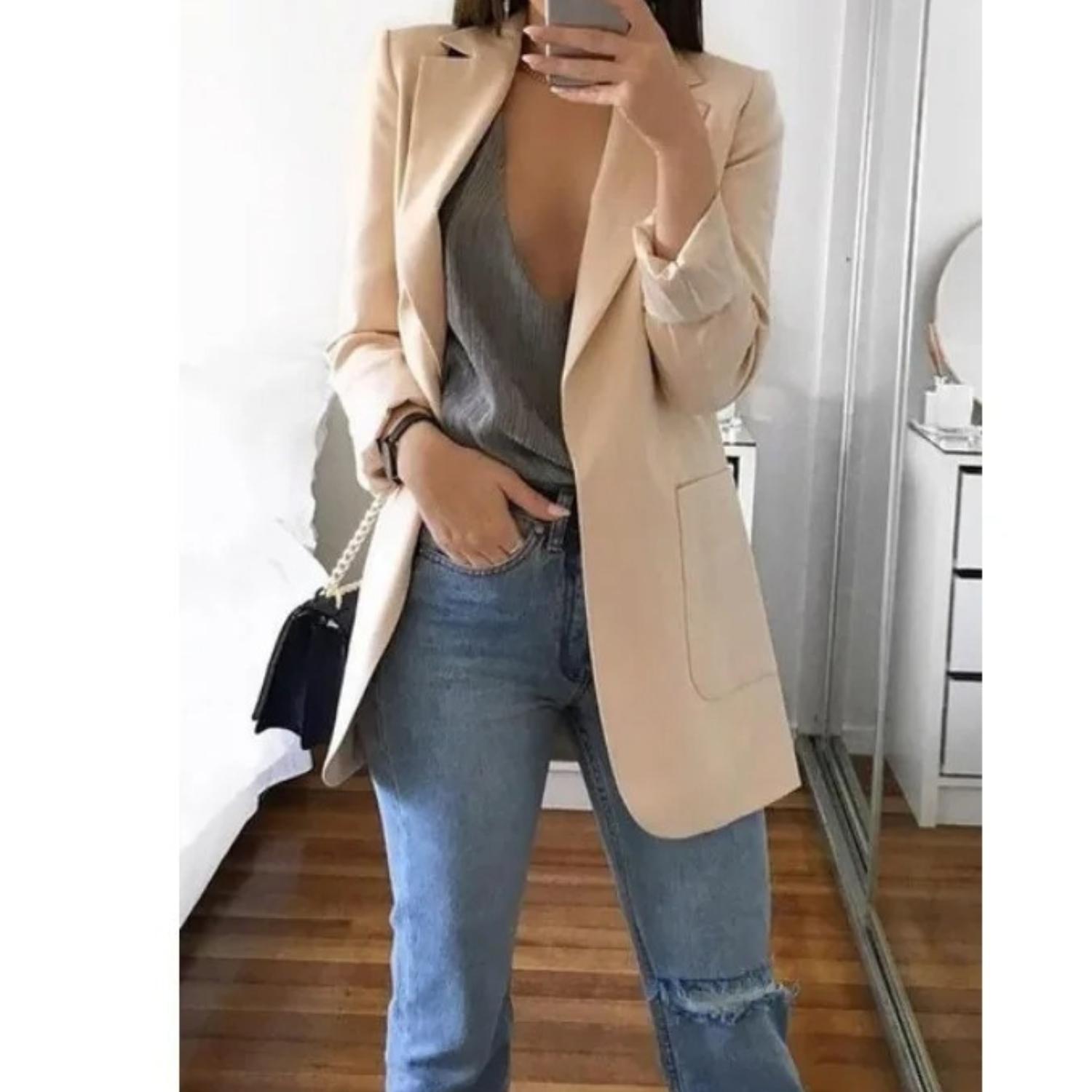 Emmanuelle - Lange Dames Blazer