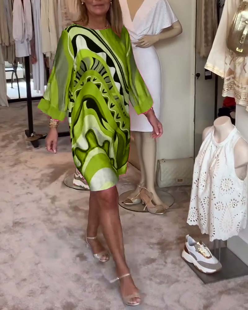 Katherine™ - Gekleurde zomerjurk