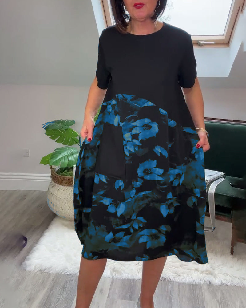 Fien™ - Casual jurk met bloemenprint