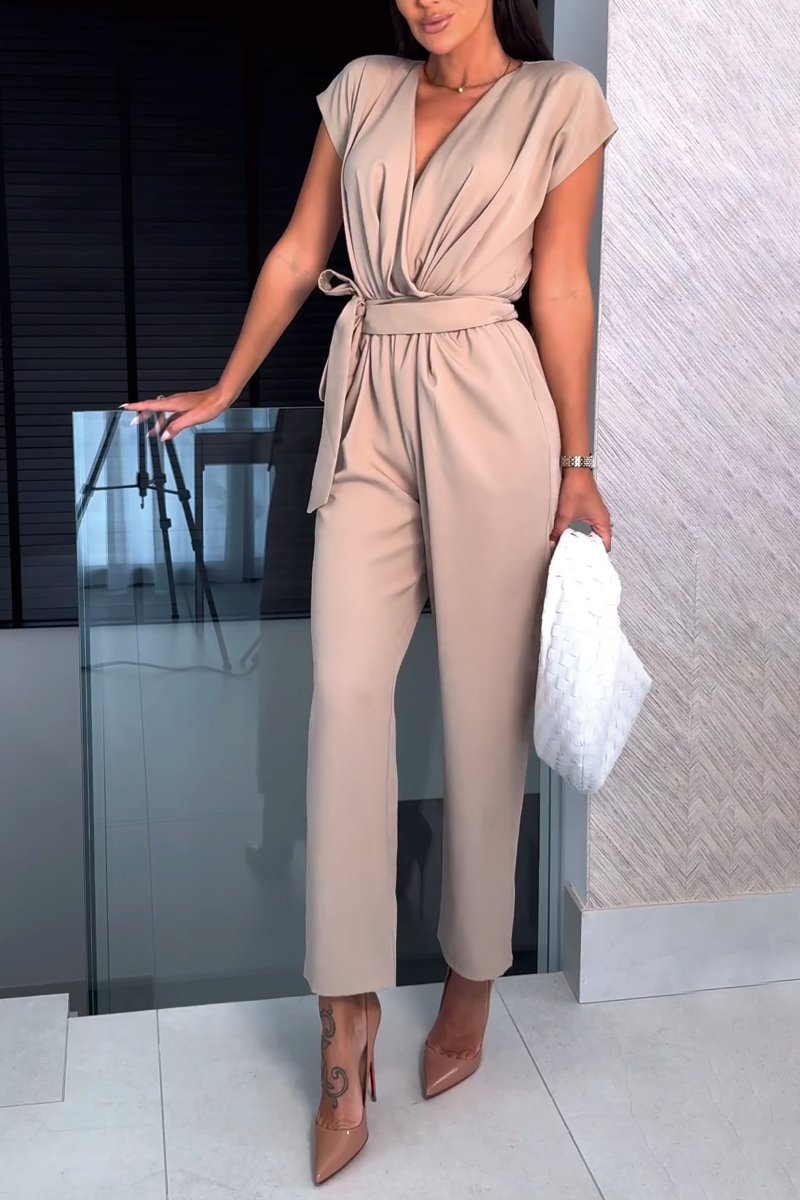 Fayara™ - Casual jumpsuit met korte mouwen - Lichtgewicht comfort en moeiteloze stijl.