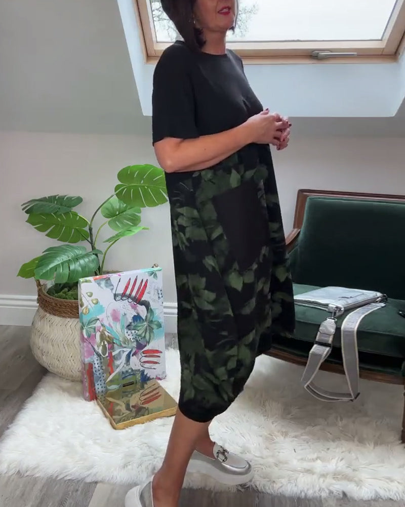 Fien™ - Casual jurk met bloemenprint