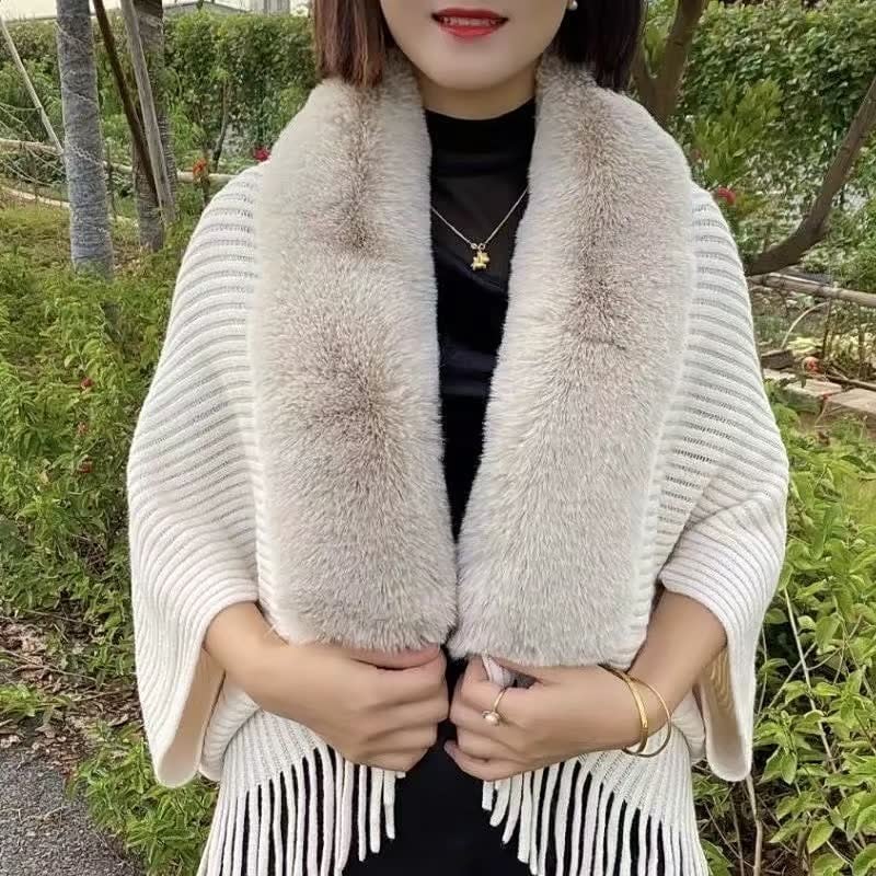 Martine™ - Elegante poncho voor een luxueuze winter