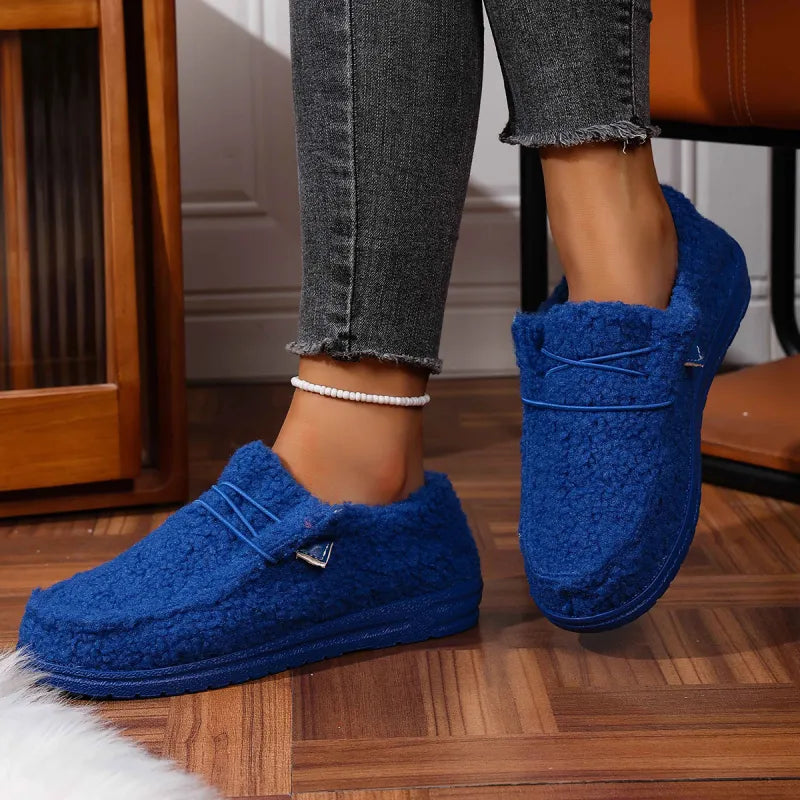 Kaelirae - Gezellige Teddy Stof Slippers