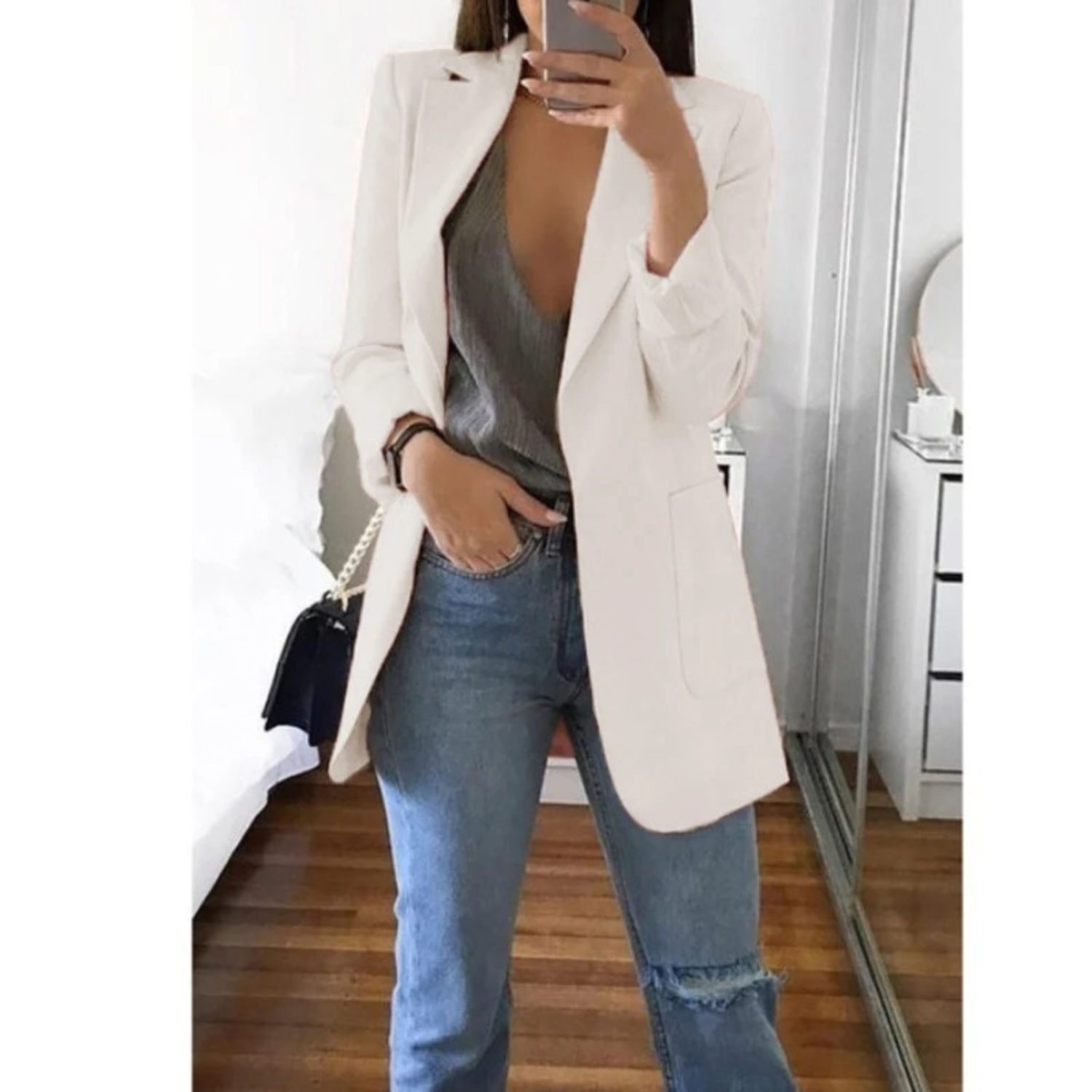 Emmanuelle - Lange Dames Blazer