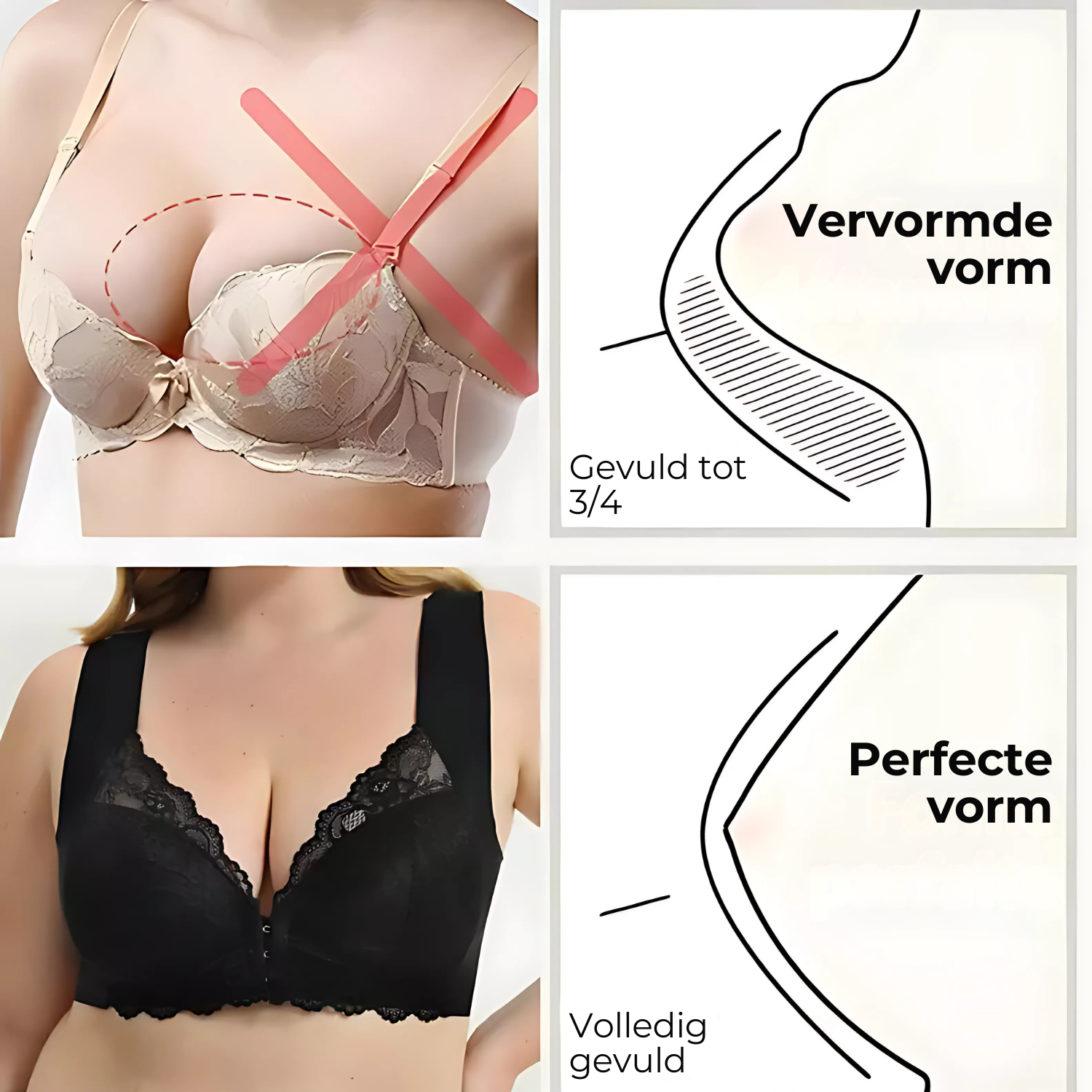 Faylinn™ - Wireless bra - Set van 3 bh's