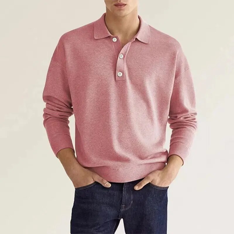 Luca - Poloshirt met lange mouwen