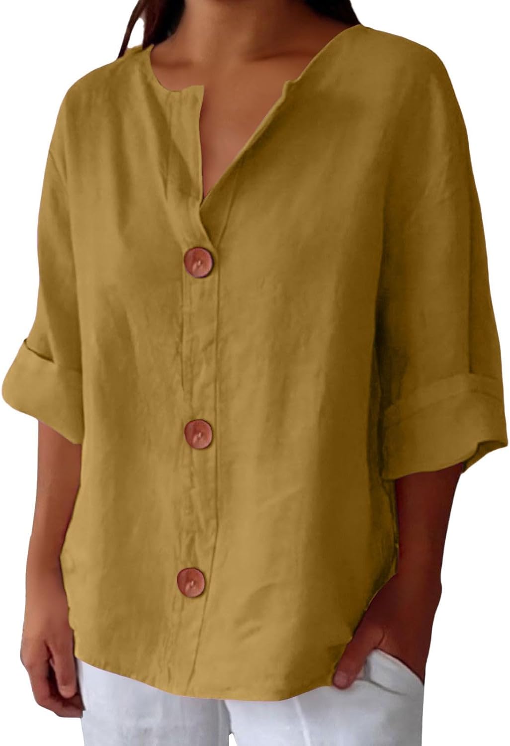 Dionelle™ - Linnen Casual Blouse