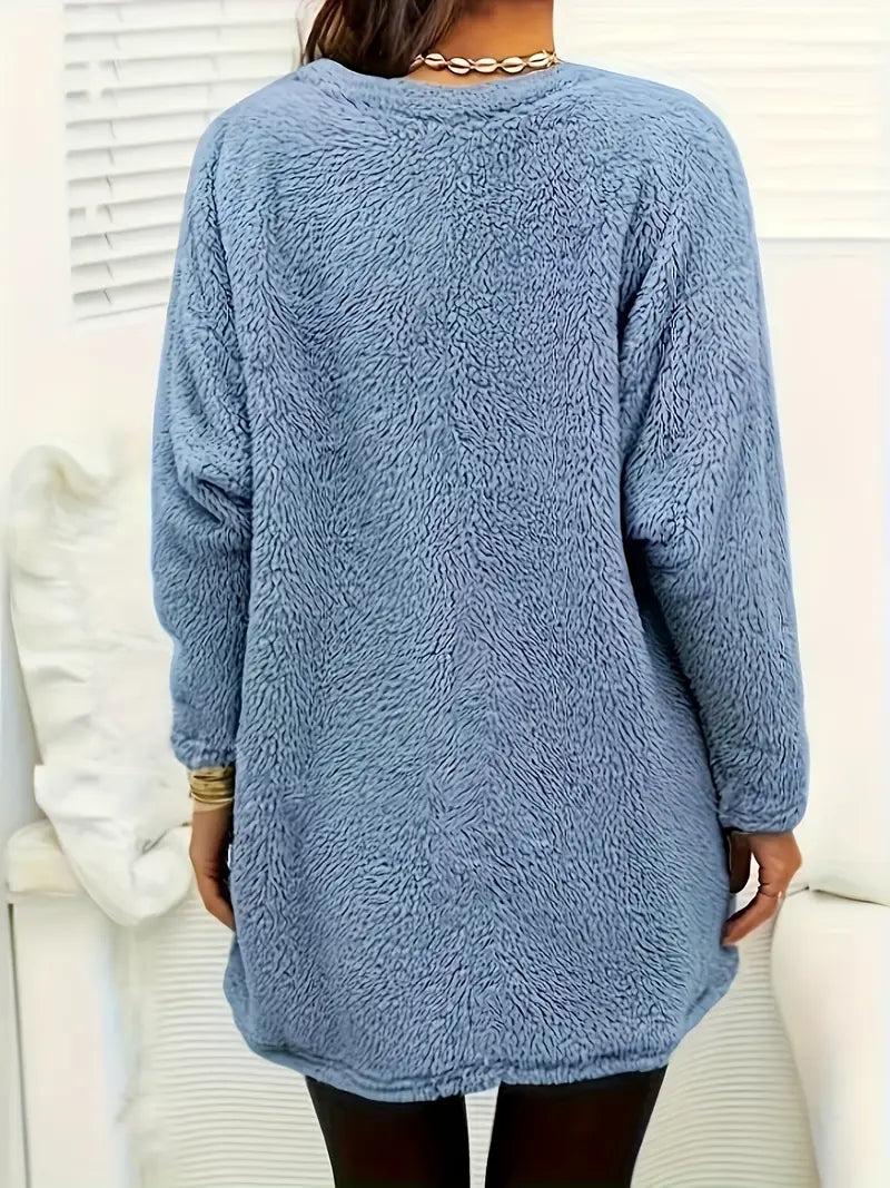 Patrice - Sweater dress met hartjes