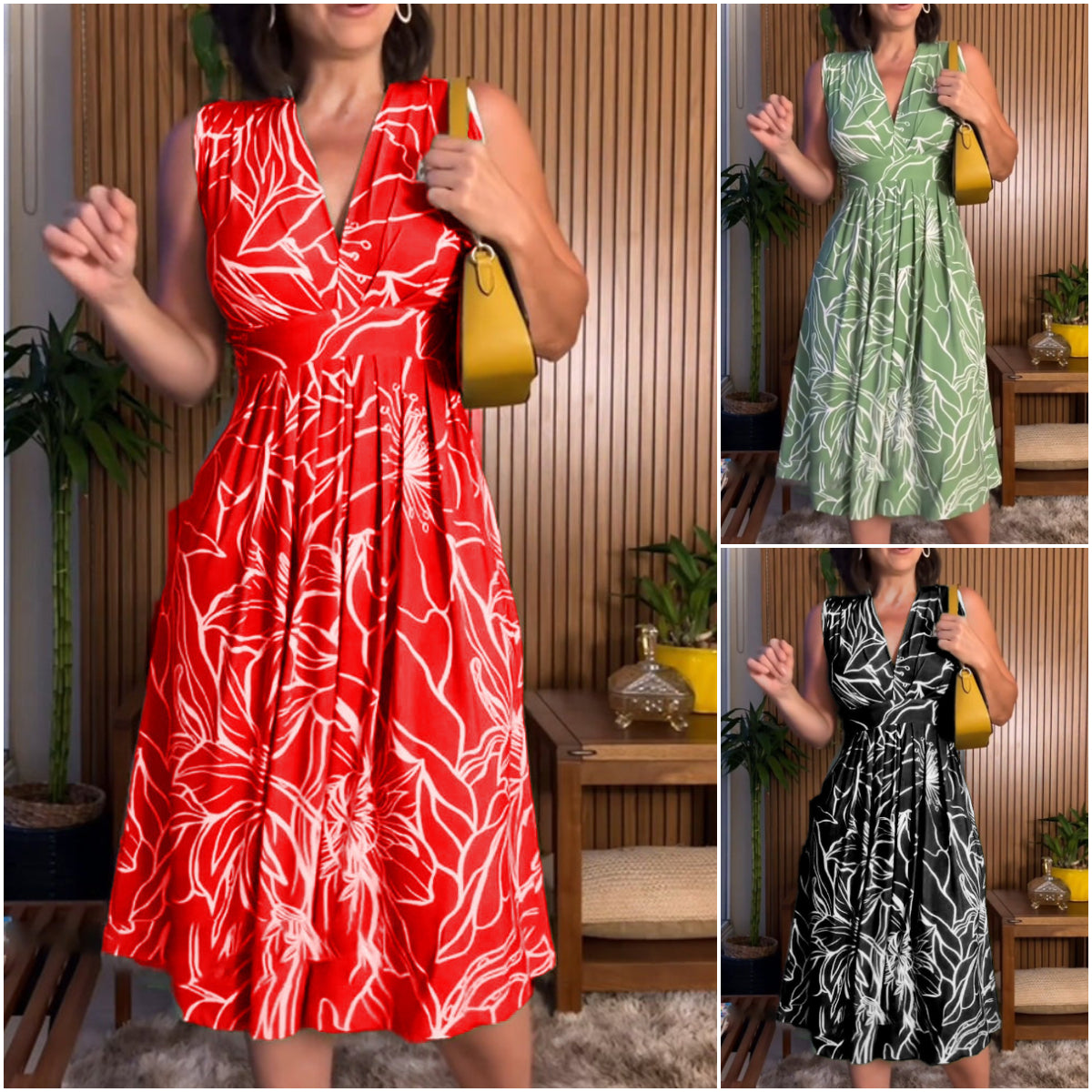 Cerina™ - Mouwloze jurk voor een stralende zomer