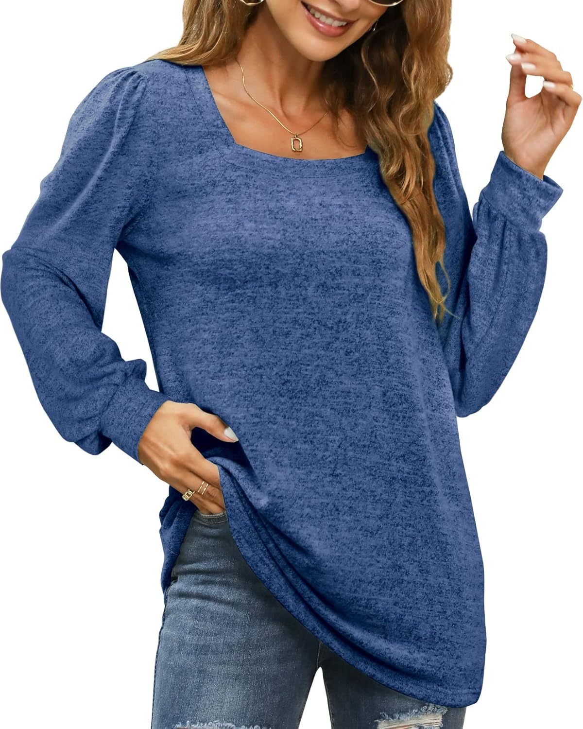 Maëlys™ - Blouse met Lange Mouwen voor Vrouwen