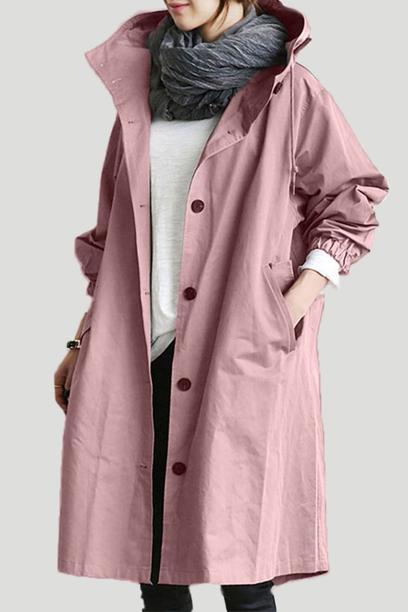 Henriette™ - Elegante lange cardigan voor dames met kraag en zakken