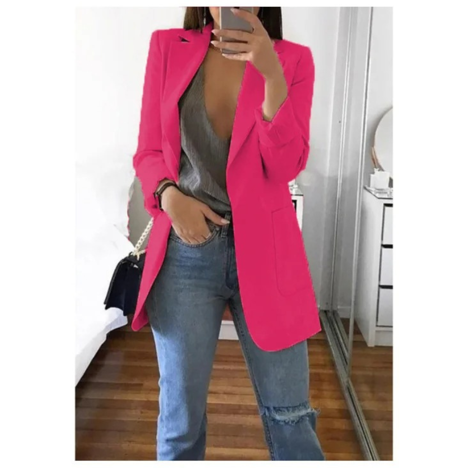 Emmanuelle - Lange Dames Blazer