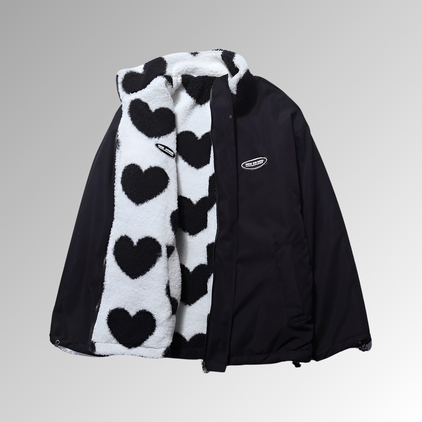 Anastasie™ - Gezellige Winterjas met Hartpatronen