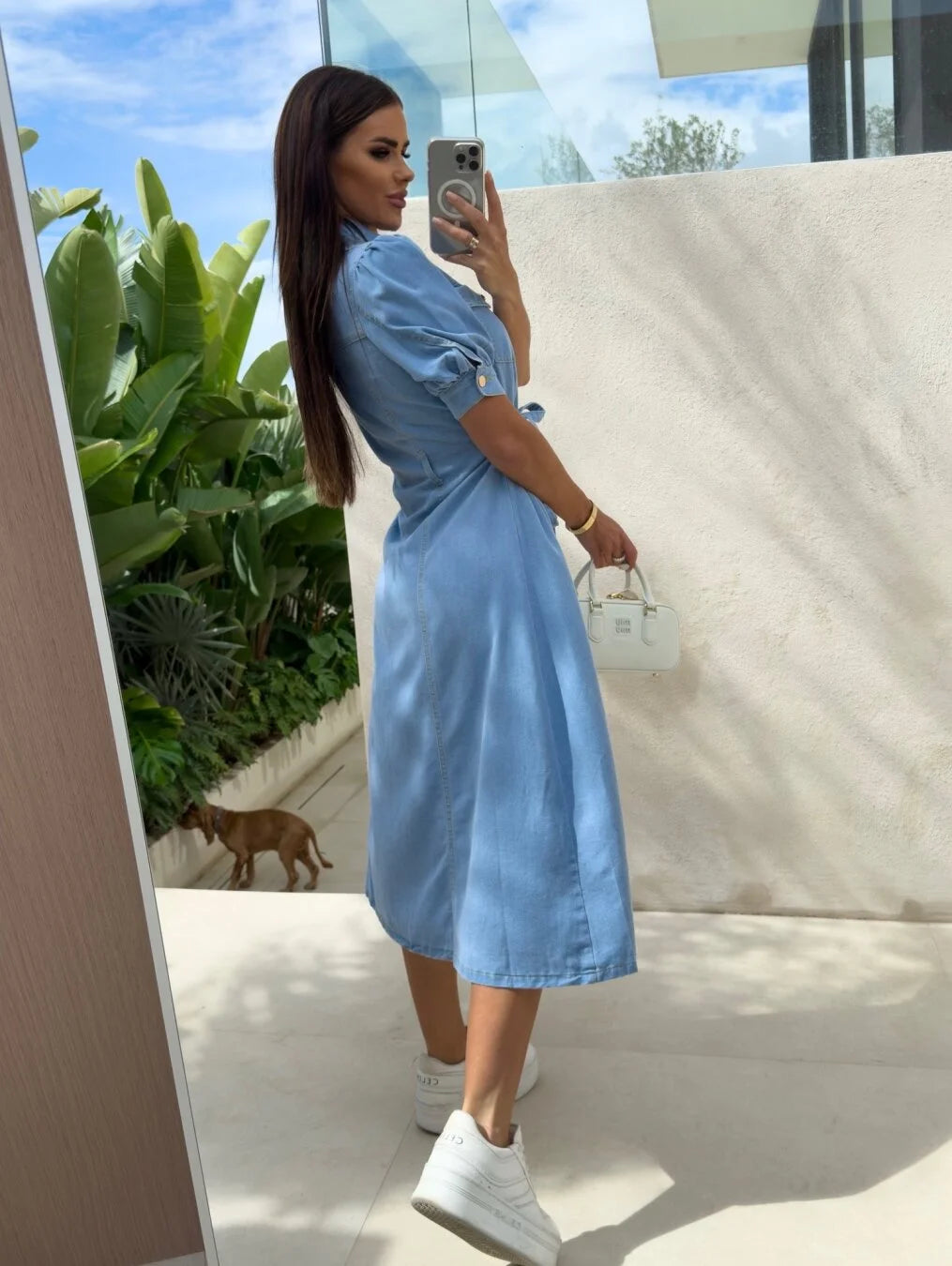 Daphne - Sunshine Denim Jurk