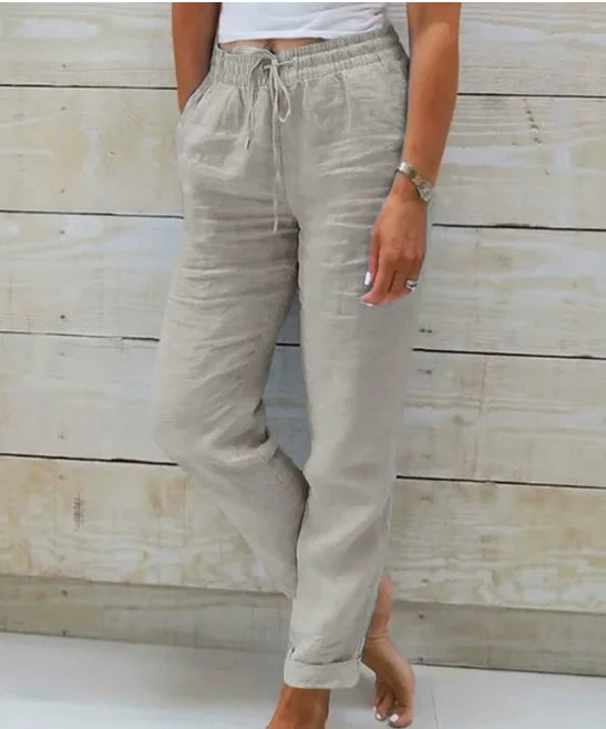 Tamina™ - Casual Broek met Trekkoorden