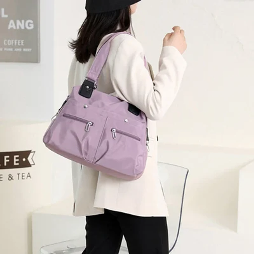 Pia™ - Chique Dagelijkse Multi-Pocket Schoudertas