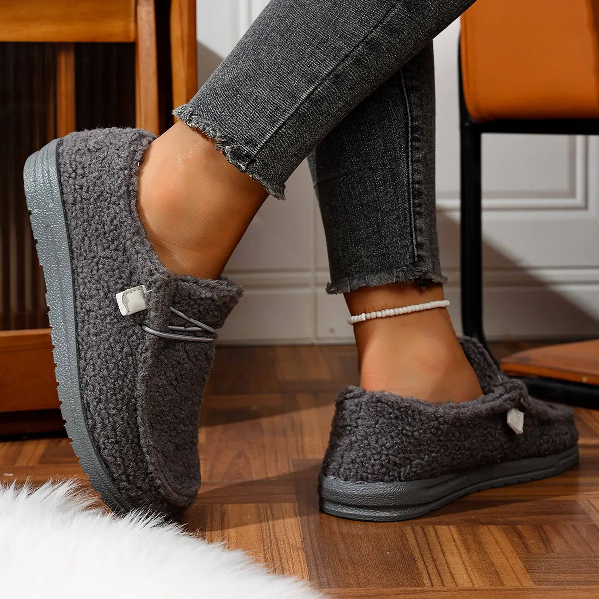 Kaelirae - Gezellige Teddy Stof Slippers