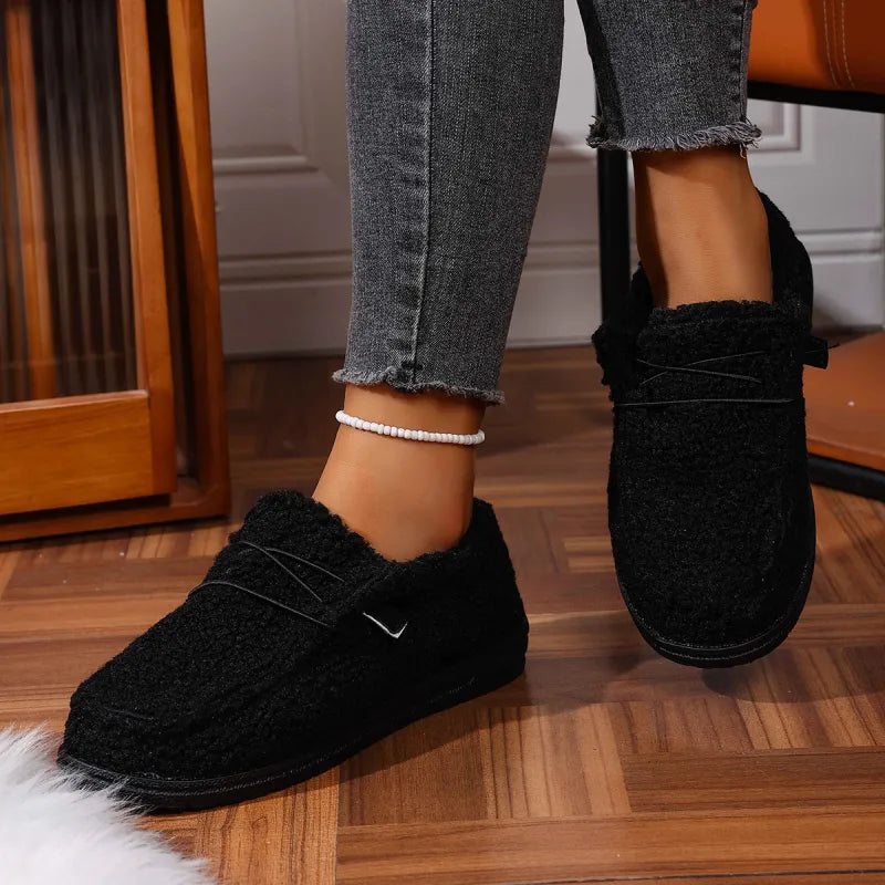Kaelirae - Gezellige Teddy Stof Slippers
