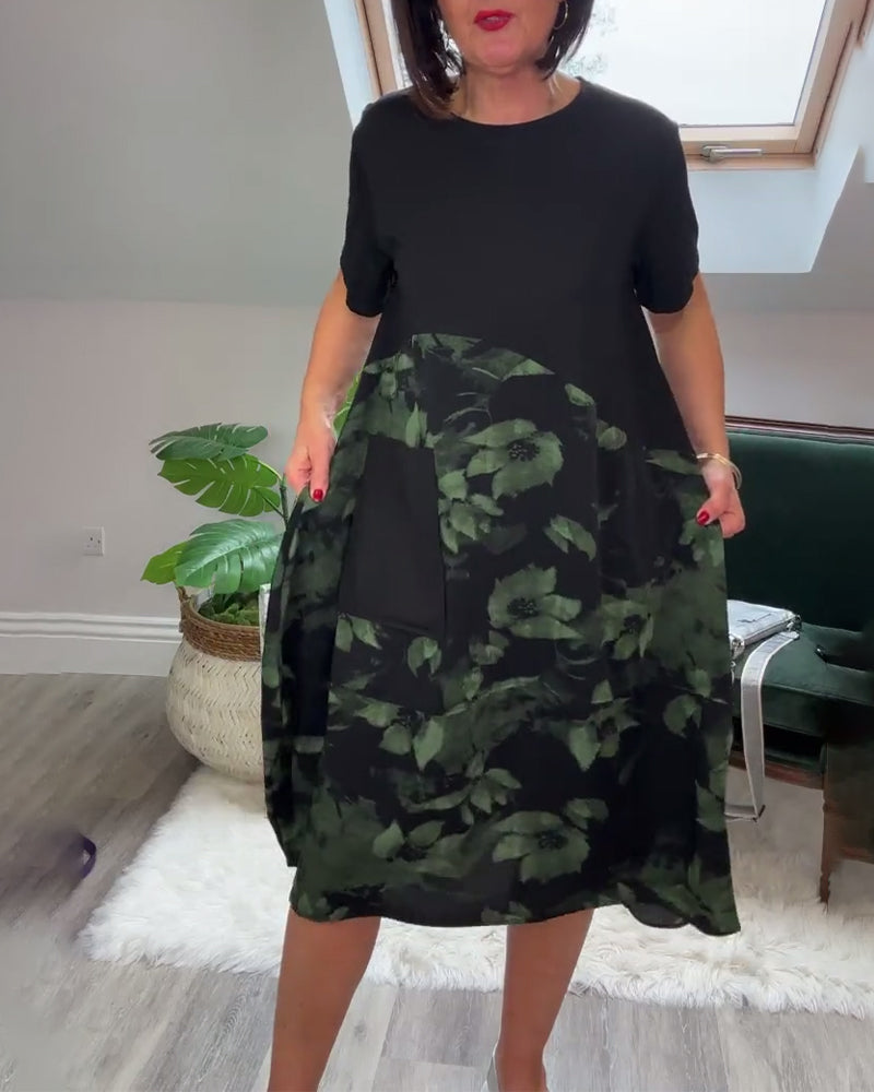 Fien™ - Casual jurk met bloemenprint