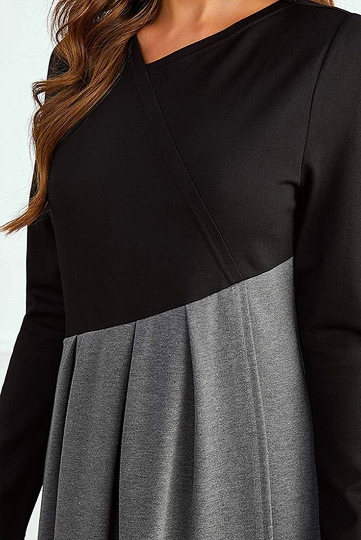 Manon™ - Elegante lange jurk met lange mouwen