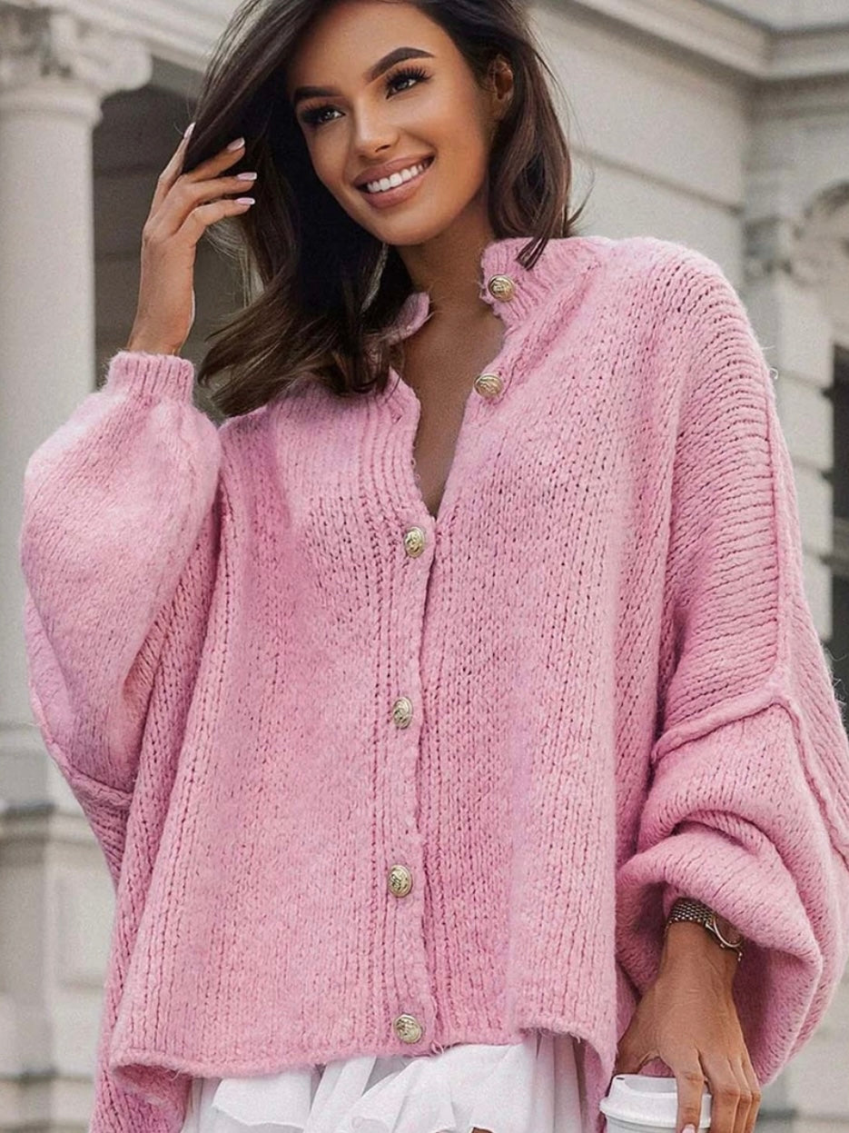 Julia™ - Roze oversized vest