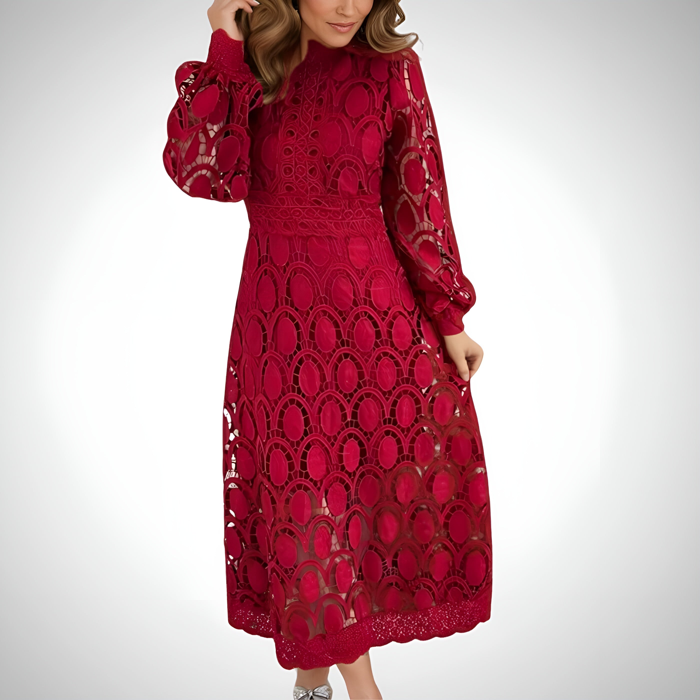 Juna - Elegante maxi jurk