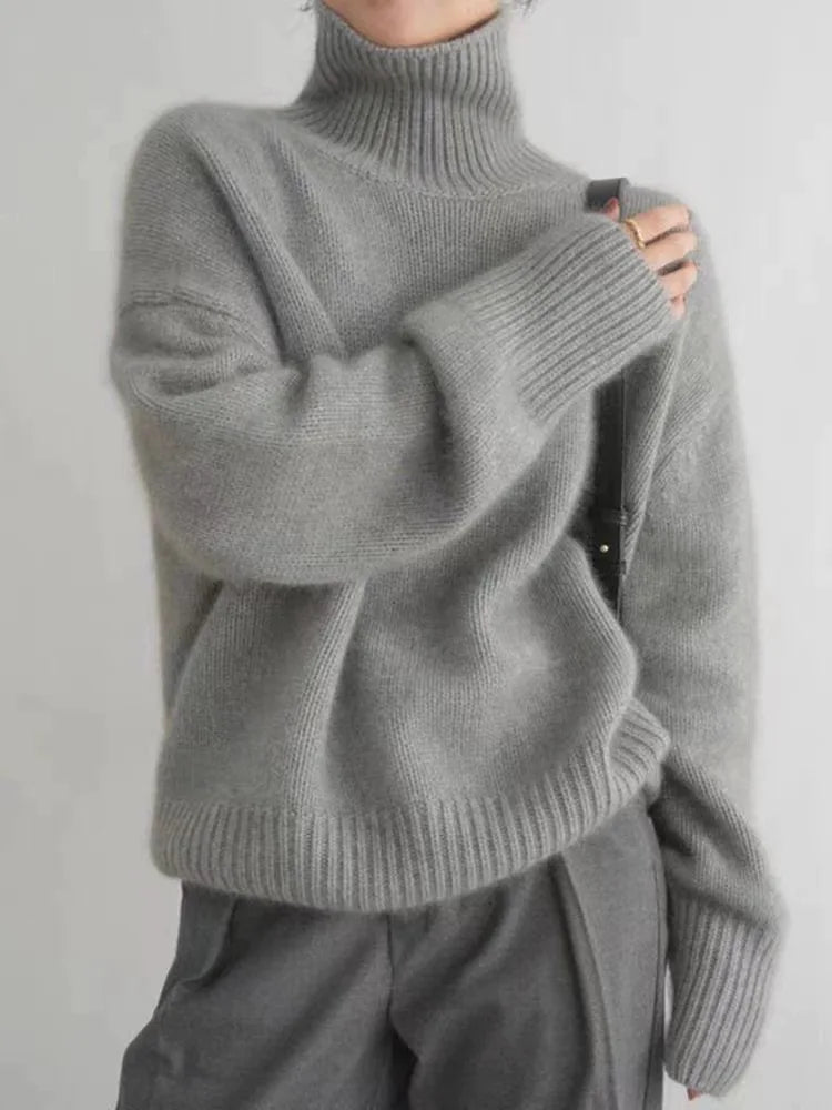 Karine™ - Comfortabele en zachte gebreide coltrui