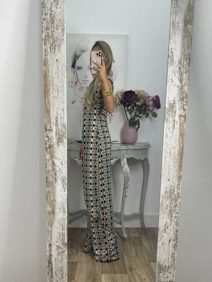 Nerola - Tweedelige set met geometrische print