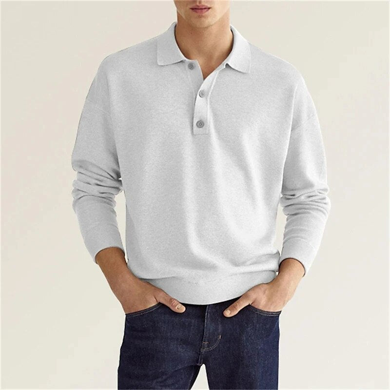 Luca - Poloshirt met lange mouwen