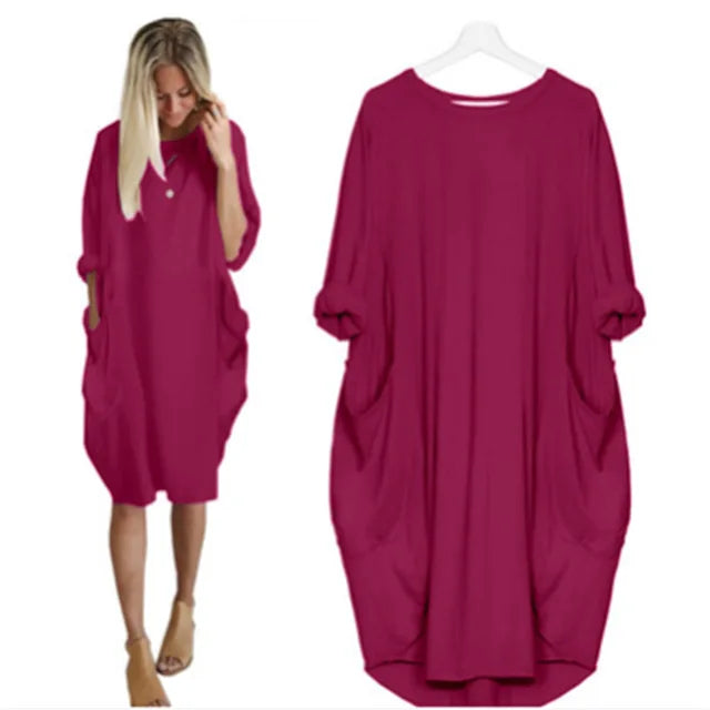 Axelle™ - Comfortabele jurk met zakken