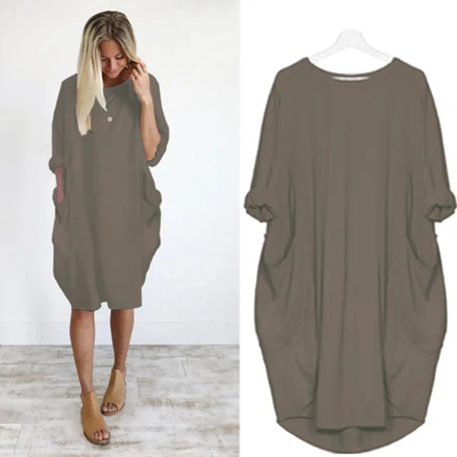 Axelle™ - Comfortabele jurk met zakken