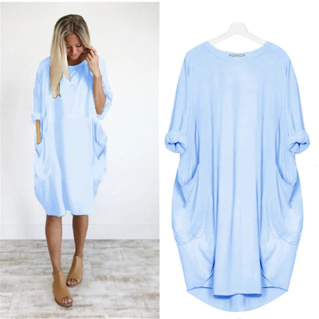 Axelle™ - Comfortabele jurk met zakken